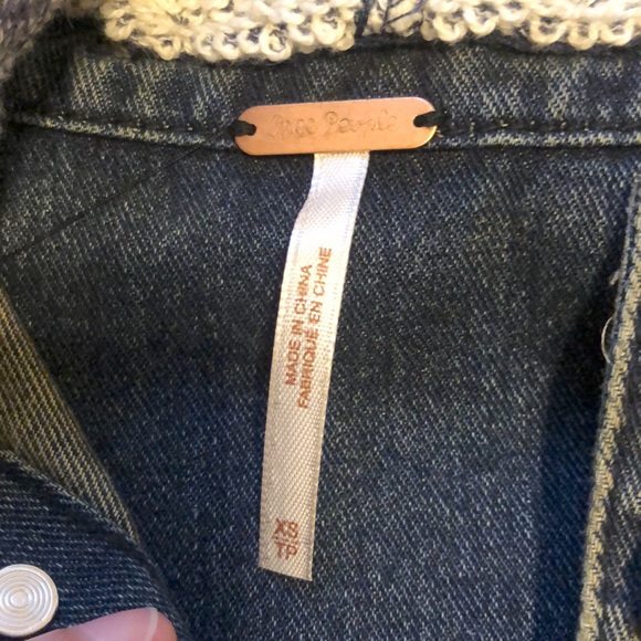 New Condition Free People Denim Jacket - Picture 7 of 10